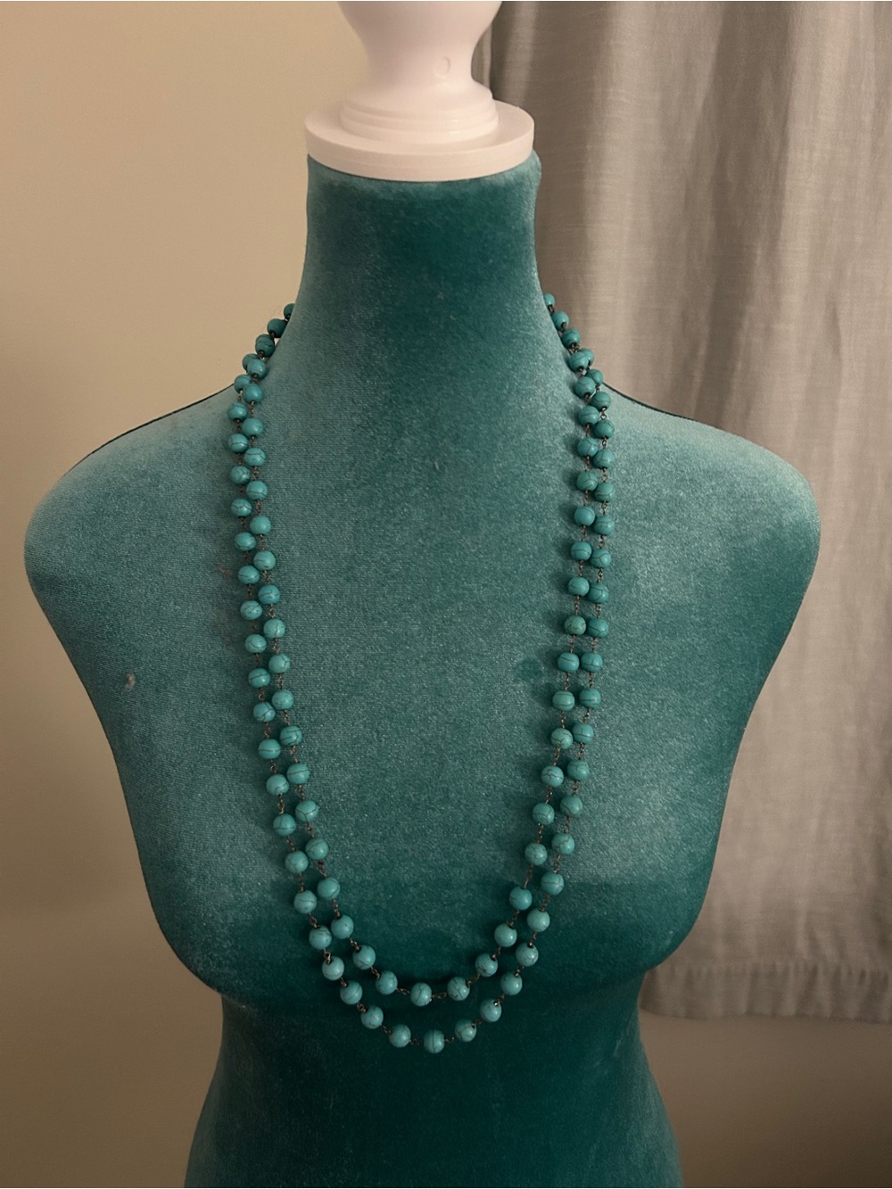 Turquoise Sterling Silver Vintage Necklace
